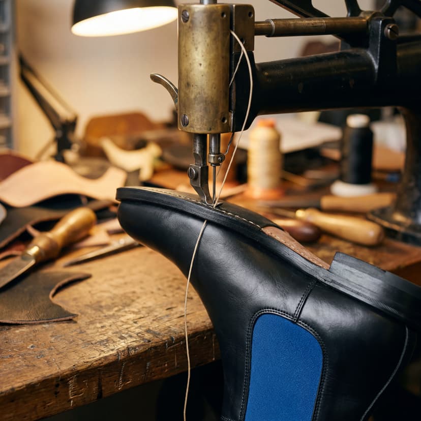 Blake Stitch Verfahren - Detailaufnahme der Naht